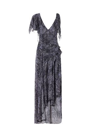 Abito lungo Tylena asimmetrico in seta ISABEL MARANT | RO1080FAD2J05I30FN